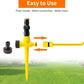 💦✨ Aspersor Automático 360° para Jardim – Irrigação Uniforme, Economia de Água e Instalação Fácil