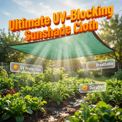 ☀️🌿 Tela de Sombreamento UV Para Plantas – Proteção Solar, Ventilação e Frescor Para Seu Jardim