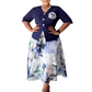 🌸✨ Vestido Floral Elegante com Broche – Sofisticação e Charme para Ocasiões Especiais