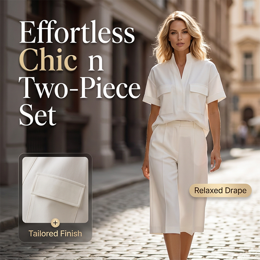 👗 Conjunto Feminino Elegante 2 Peças – Caimento Fluido e Sofisticado