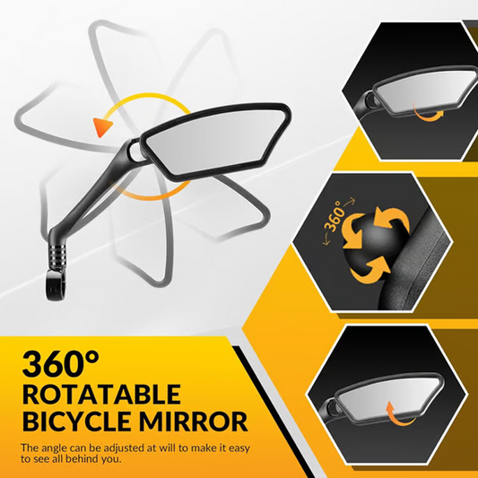 🚲 Espelho Retrovisor 360° Para Bicicleta – Mais Segurança e Visibilidade Durante Seus Pedais