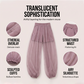 ✨ Calça Lanterna Feminina com Painel de Tela – Estilo Moderno, Confortável e Respirável Para o Dia a Dia