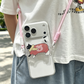 🐻📱 Cordão Transversal Para Celular com Pingente Fofo – Mãos Livres, Estilo e Praticidade Todos os Dias