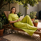 ✨ Conjunto Feminino Ombro a Ombro + Calça Pantacourt – Elegante, Leve e Confortável para o Verão