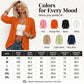 ✨ Cardigã Feminino Casual Texturizado – Elegância Leve e Conforto para Todos os Momentos