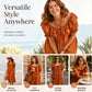 ✨ Vestido Longo Feminino Boêmio com Gola Franzida – Elegância, Leveza e Estilo Para Todos os Momentos