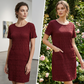 🌸 Vestido Feminino Texturizado com Bolsos – Elegância, Conforto e Caimento Perfeito Para o Dia a Dia