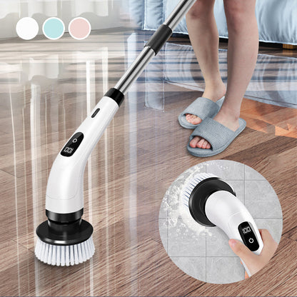 🧼 Escova Elétrica de Limpeza 8 em 1 – Remova Sujeira Difícil Sem Esforço e Economize Tempo
