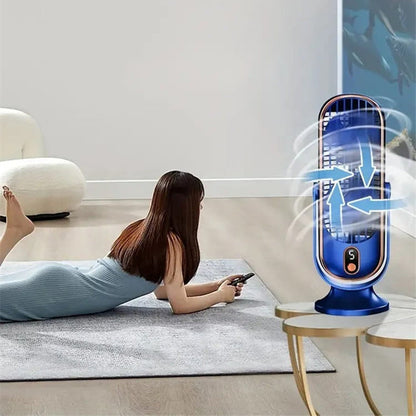 🌬️ Ventilador Portátil 5 Velocidades – Compacto, Silencioso e Potente