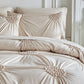 🛏️✨ Capa de Edredom Plissada Elegante – Transforme seu quarto em um ambiente aconchegante e sofisticado