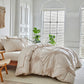 🛏️✨ Capa de Edredom Plissada Elegante – Transforme seu quarto em um ambiente aconchegante e sofisticado