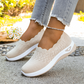 ✨ Tênis Feminino Flyknit Sem Cadarço – Leve, Respirável e Confortável Para o Dia Todo