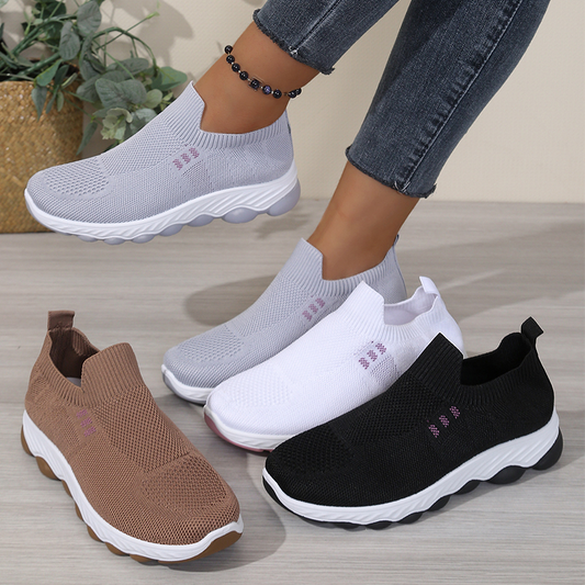 👟✨ Tênis Feminino Leve e Respirável – Conforto Máximo, Calce Fácil e Estilo Para Todos os Dias