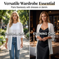 ✨ Cardigã Feminino de Tricô Aberto – Leve, Elegante e Versátil Para Todas as Ocasiões