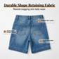 👖✨ Bermuda Jeans Feminina com Elastano – Conforto, Bolsos Cargo e Caimento Perfeito para o Verão