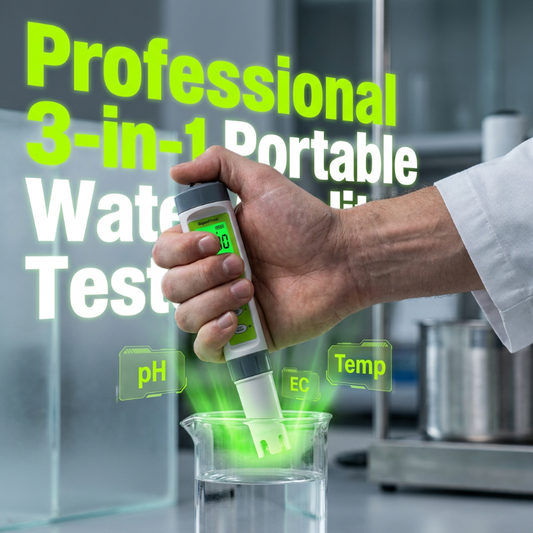💧 Caneta Testadora de Qualidade da Água 3 em 1 – Monitore o pH e a Pureza da Água Facilmente