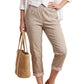✨👖 Calça Cropped Feminina de Corte Reto – Elegância, Conforto e Estilo Para Todos os Momentos