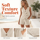 ✨👗 Conjunto Feminino de Verão 2 Peças – Colete Assimétrico com Shorts, Elegante e Confortável