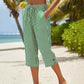 🌿👖 Calça Feminina Capri de Algodão e Linho – Leve, Fresca e Elegante para o Verão