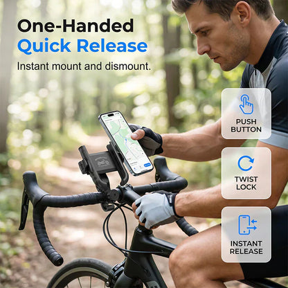 🚴📱 Suporte de Celular para Bicicleta SecureLock – Navegação segura, firme e prática durante seus passeios