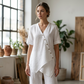 ✨👗 Conjunto Feminino Elegante – Top Assimétrico + Calça Pantalona de Caimento Sofisticado Para Um Look Perfeito