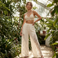 ✨👖 Calça Feminina Fluida com Renda Elegante – Conforto, Leveza e Estilo Sofisticado Para Qualquer Ocasião