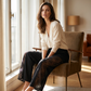 ✨👖 Calça Feminina Fluida com Renda Elegante – Conforto, Leveza e Estilo Sofisticado Para Qualquer Ocasião