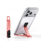 📱✨ Mini Suporte de Celular com Chaveiro – Dobrável, Leve e Perfeito para Usar em Qualquer Lugar