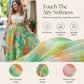🌸✨ Saia Midi Feminina de Tule Floral – Elegância Romântica com Estampa em Aquarela