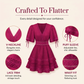 🌸👗 Vestido Feminino com Decote V e Babados de Renda – Elegante, Romântico e Encantador