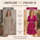 🌸👗 Vestido Feminino com Decote V e Babados de Renda – Elegante, Romântico e Encantador