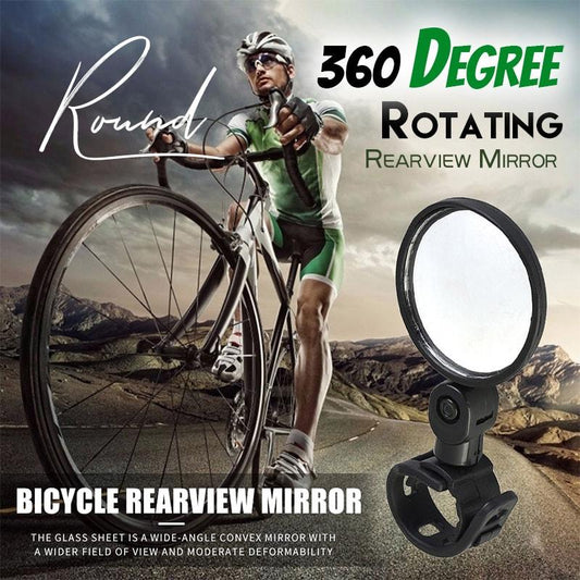 🚴‍♂️🔄 Espelho Retrovisor 360° Para Bicicleta – Mais Segurança e Visão Completa da Estrada Sem Olhar Para Trás