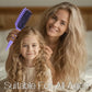 🌸💇‍♀️ Escova modeladora para cabelos cacheados – define cachos, reduz frizz e deixa os fios mais brilhantes