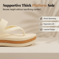👡✨ Chinelo Feminino Plataforma Trançado – Conforto Premium, Estilo Elegante e Leveza Para o Verão