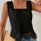 🌸👚 Blusa Feminina de Renda Crochê Sem Mangas – Elegância, Frescor e Estilo Sofisticado Para o Verão
