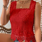 🌸👚 Blusa Feminina de Renda Crochê Sem Mangas – Elegância, Frescor e Estilo Sofisticado Para o Verão