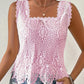 🌸👚 Blusa Feminina de Renda Crochê Sem Mangas – Elegância, Frescor e Estilo Sofisticado Para o Verão