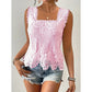 🌸👚 Blusa Feminina de Renda Crochê Sem Mangas – Elegância, Frescor e Estilo Sofisticado Para o Verão