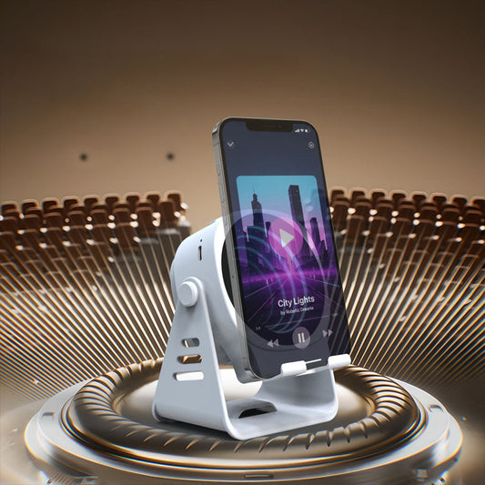 🔊📱 Suporte Alto-Falante por Indução – Som Instantâneo Sem Bluetooth e Sem Complicações