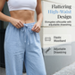✨👖 Calça Feminina Casual de Perna Reta – Cintura Alta, Confortável e Elegante Para Todos os Momentos
