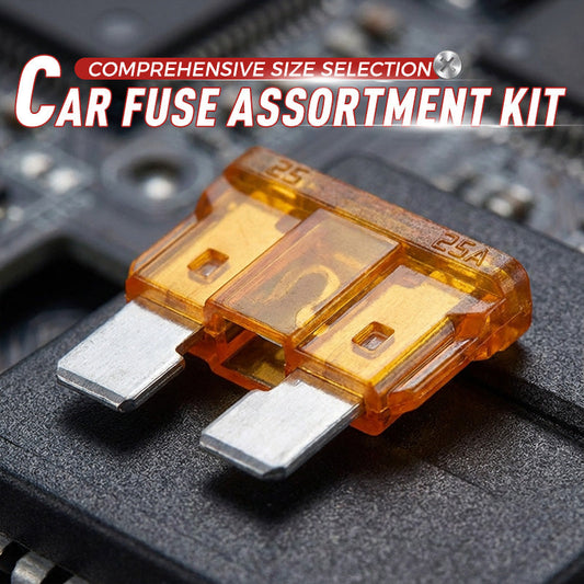 🚗⚡ Kit de Fusíveis Automotivos Completo – 300 Peças com Estojo Organizado para Reparos Rápidos e Seguros