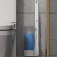 🚽✨ Escova Sanitária Descartável com Suporte – Limpeza Fácil, Higiênica e Sem Mau Cheiro