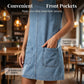 👗💙 Vestido Jeans Feminino de Verão – Leve, confortável e com caimento elegante para todos os momentos