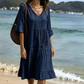 👗✨ Vestido Evasê com Franjas em Camadas – Leve, elegante e perfeito para dias ensolarados