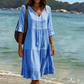 👗✨ Vestido Evasê com Franjas em Camadas – Leve, elegante e perfeito para dias ensolarados