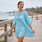🌊✨ Saída de Praia Feminina de Crochê com Franjas – Estilo boho, leve e perfeita para o verão  ✔ Versão 2 (dor + solução)