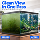 🐠✨ Escova Magnética para Aquário Power-Clean – Limpeza fácil do vidro sem molhar as mãos