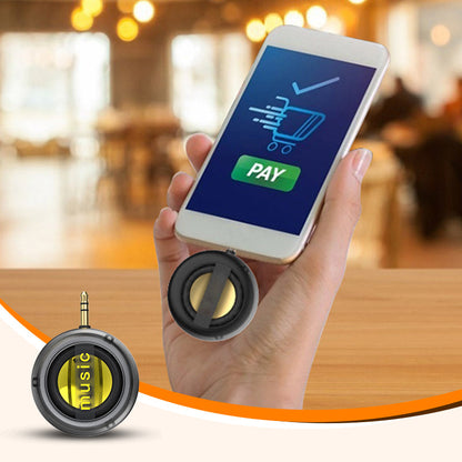 🔊📱 Mini Amplificador de Som Para Celular – Mais Volume, Áudio Mais Claro e Portátil Para Qualquer Lugar