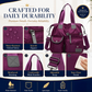 👜✨ Bolsa Tote Feminina Impermeável de Grande Capacidade – Elegante, prática e perfeita para acompanhar sua rotina