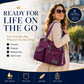 👜✨ Bolsa Tote Feminina Impermeável de Grande Capacidade – Elegante, prática e perfeita para acompanhar sua rotina